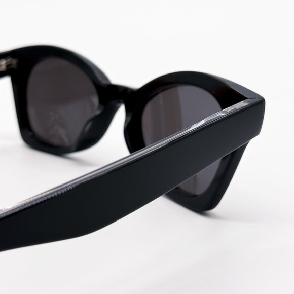 NEW BALENCIAGA BB0230S 001 BLACK CAT EYE WOMEN SUNGLASSES BALENCIAGA - Picture 7 of 10